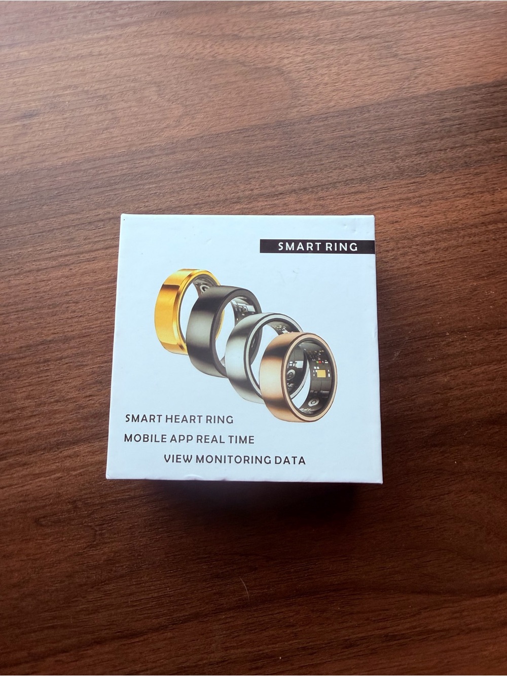 Smart Ring - Gold/Black/Gray/Champagne Smart Heart Ring with App